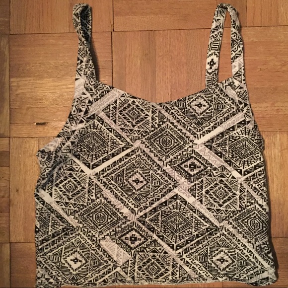 Aztec Print Tank Crop - Picture 1 of 1